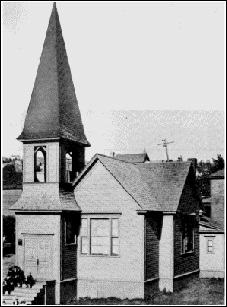 image of Trinity's first building