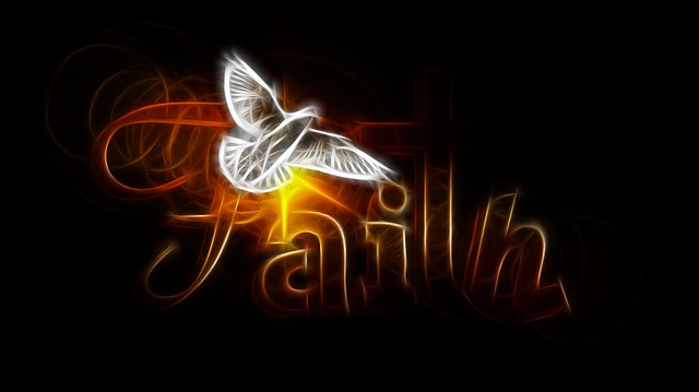 image of the word faith